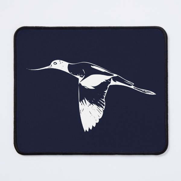 Item preview, Red-necked Avocet Flying White Design  designed and sold by designsasstultd.