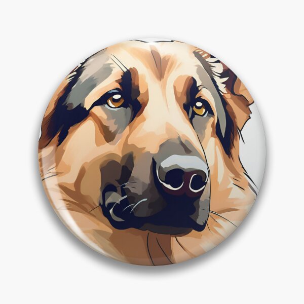 Artikelvorschau, Deutscher Schäferhund schöner Kopf entworfen und verkauft von Saxbys.