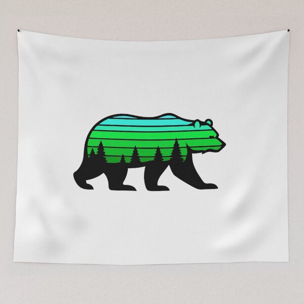Artikelvorschau, Mountain Bear: Wild Nature in Rustic Style entworfen und verkauft von Timegraf.