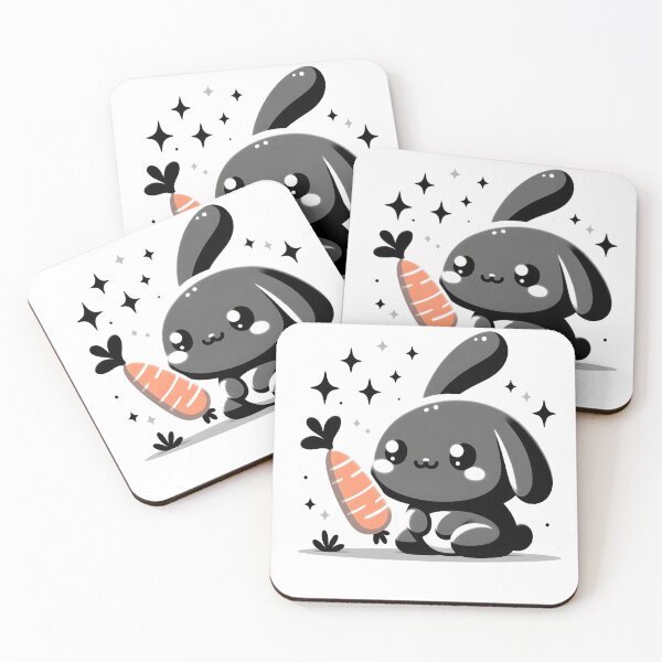 Artikelvorschau, Kaninchen Kawaii, lustiges Geschenk für Kaninchen- und Karottenliebhaber entworfen und verkauft von FelkMariShop.