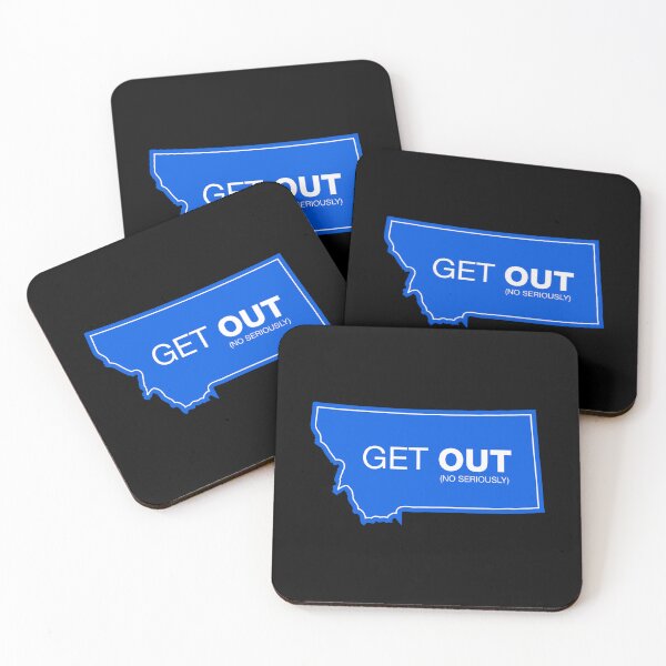 Item preview, Montana Get Out (Cobalt Blue) designed and sold by DOODL.