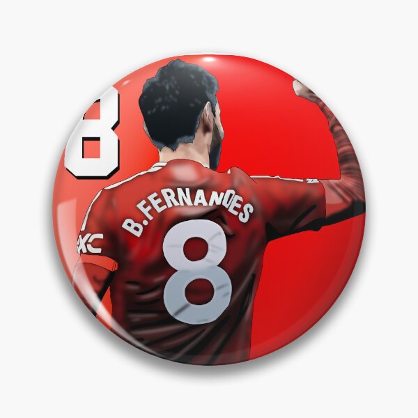 Item preview, Bruno Fernandes – Manchester United Captain and Midfield Maestro designed and sold by GrizzlyCollective.