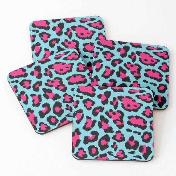 Item preview, Pink Blue Cheetah Print  designed and sold by newburyboutique.