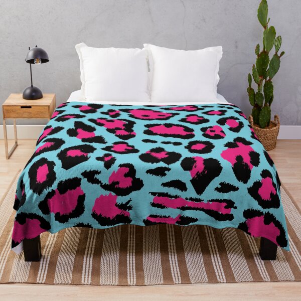 Item preview, Pink Blue Cheetah Print  designed and sold by newburyboutique.