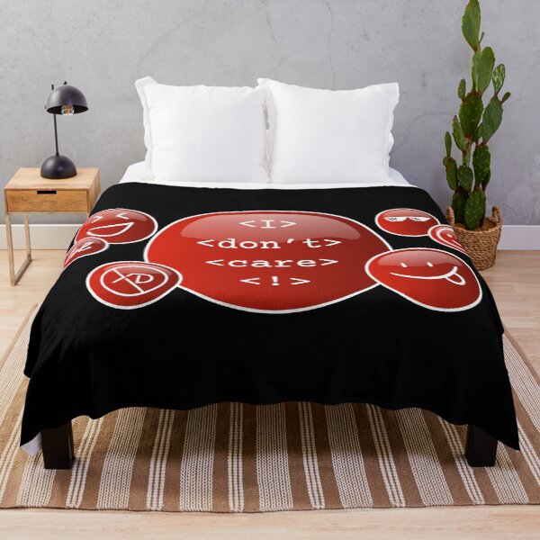 Item preview, I don't care, emoji, red emojis, emoticons designed and sold by silent-violin.