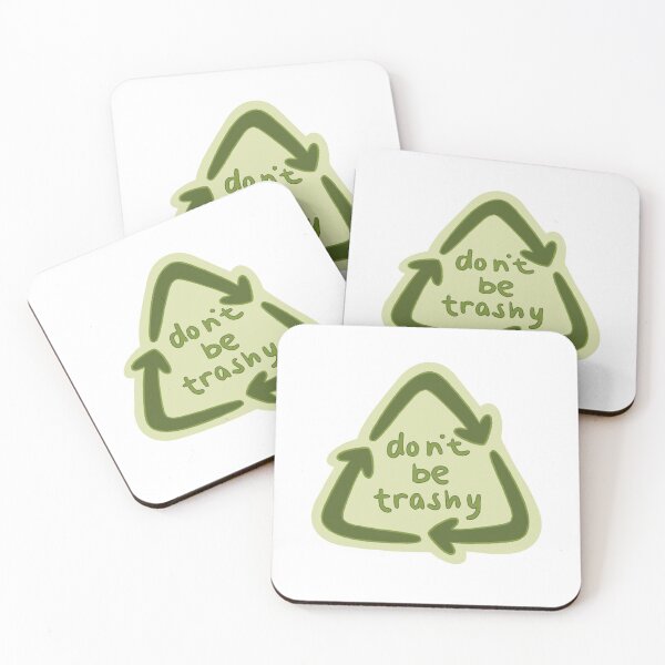 Item preview, don't be trashy designed and sold by peevedandpeachy.