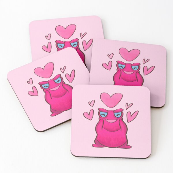 Item preview, Grumpy Toad in love designed and sold by paint//impose.