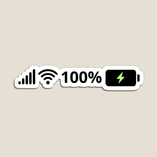 Item preview, Device Status Display Panel with Signal, Wi-Fi, and Battery Indicators designed and sold by TOYE TO.