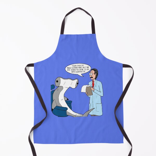 Item preview, Hammerhead Shark at the Eye Doctor designed and sold by Out to Lunch Cartoons and More.