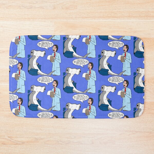 Item preview, Hammerhead Shark at the Eye Doctor designed and sold by Out to Lunch Cartoons and More.