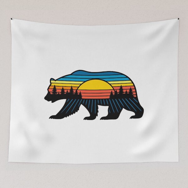 Artikelvorschau, Mountain Bear: Wild Nature in Rustic Style entworfen und verkauft von Timegraf.