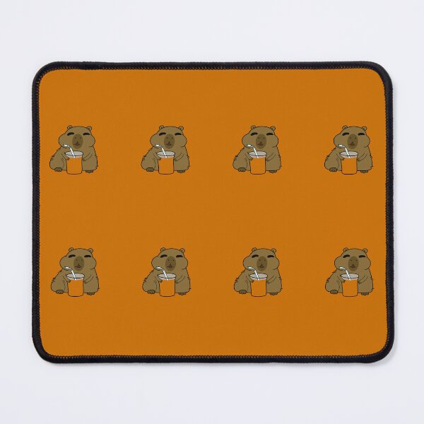 Item preview, Chibi Capybara with Drink designed and sold by Cyan-Canvas.