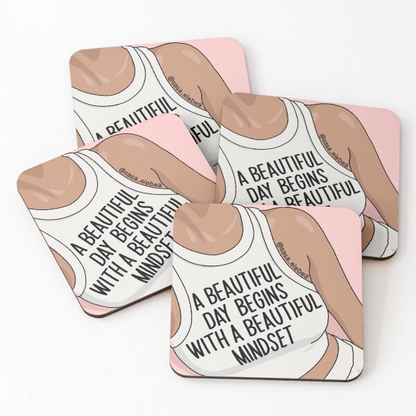 Item preview, A beautiful day begins with a beautiful mindset by Sasa Elebea designed and sold by Sabrina Brugmann.