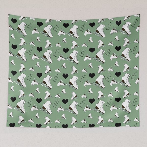 Item preview, Eat, Sleep, Skate Repeat- Light Green  designed and sold by PD-Skating.