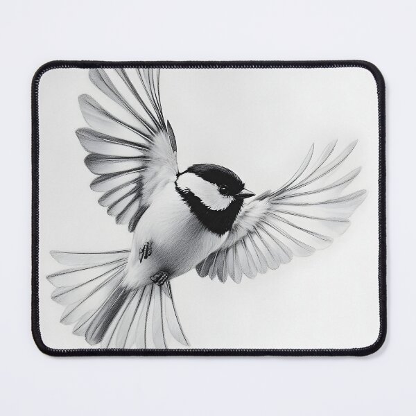 Item preview, Black and white House Sparrow pencil drawing designed and sold by Pencil-Art.