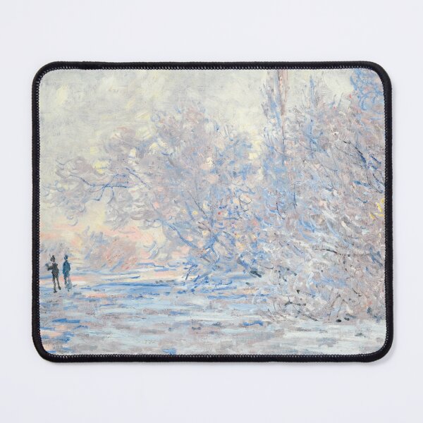 Item preview, Claude Monet | Le Givre A Giverny (Frost in Giverny) Heavy snow designed and sold by Ashmyeraz.