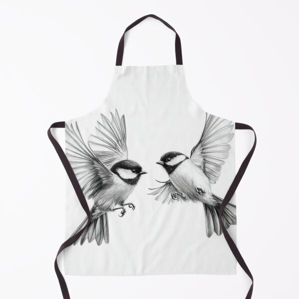 Item preview, Black and white House Sparrow pencil drawing designed and sold by Pencil-Art.