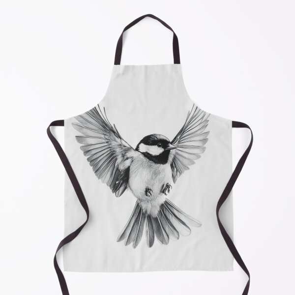 Item preview, Black and white House Sparrow pencil drawing designed and sold by Pencil-Art.