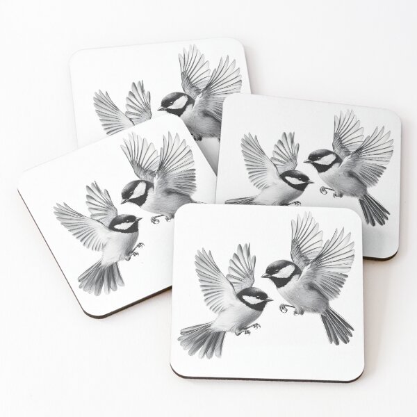 Item preview, Black and white House Sparrow pencil drawing designed and sold by Pencil-Art.