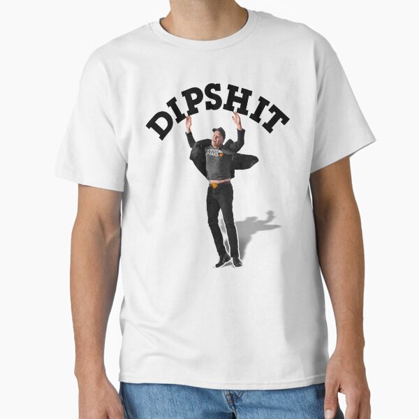Vista previa del artículo con la obra «Saltando a Dipshit Elon», diseñado y vendido por acquiesce13.