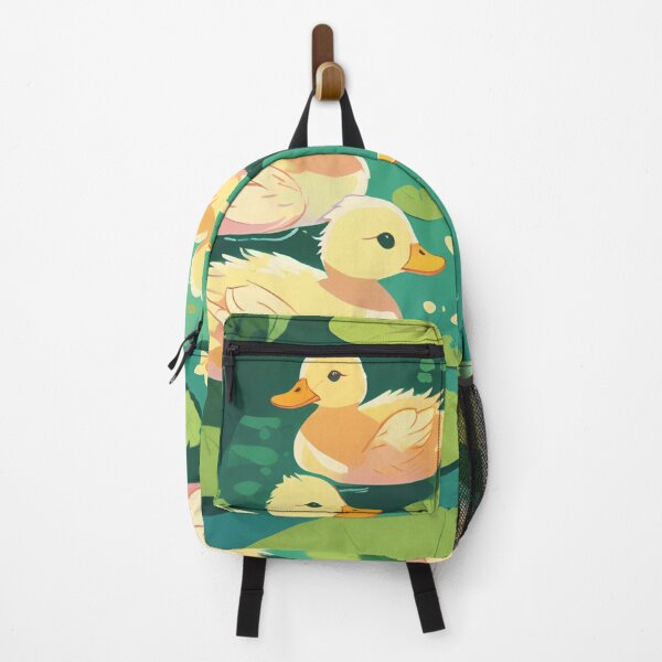 Item preview, Yellow Ducks And Green Leaves, Little Pond Adventures. designed and sold by TalitaArte.