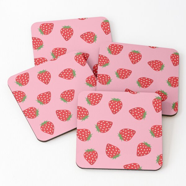 Item preview, Cute Pink Strawberries designed and sold by newburyboutique.