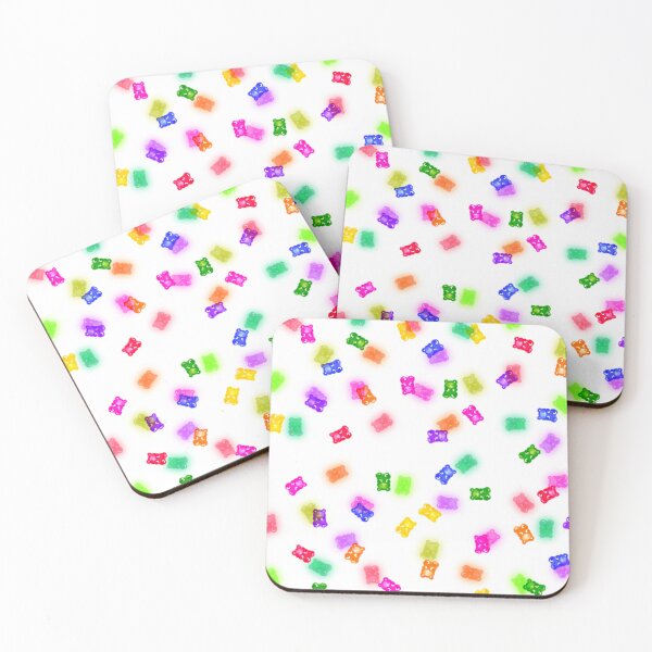 Item preview, Neon Rainbow Gummy Bears designed and sold by cocoesque-co.