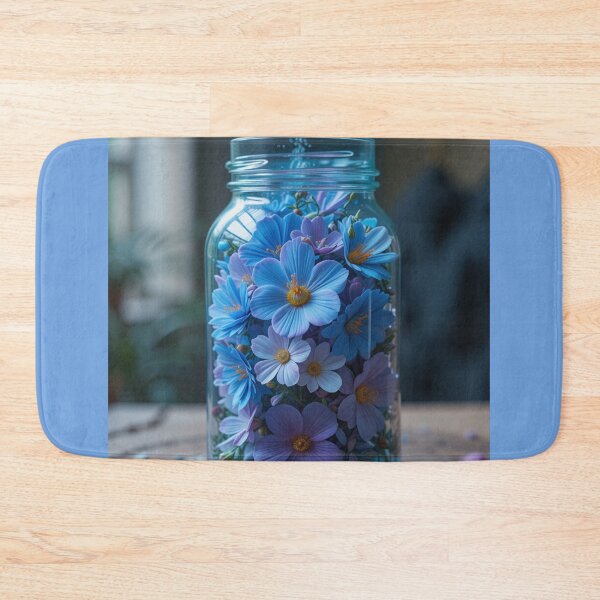 Item preview, Vase of blue flowers designed and sold by Carmensa67.
