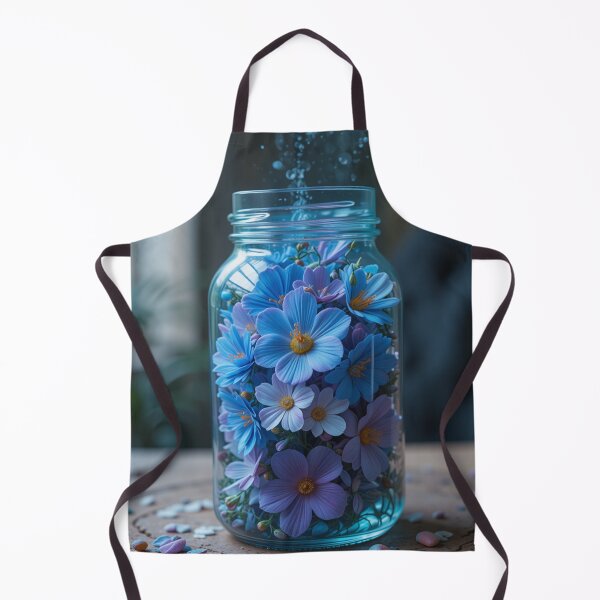 Artikelvorschau, Vase mit blauen Blumen entworfen und verkauft von Carmensa67.