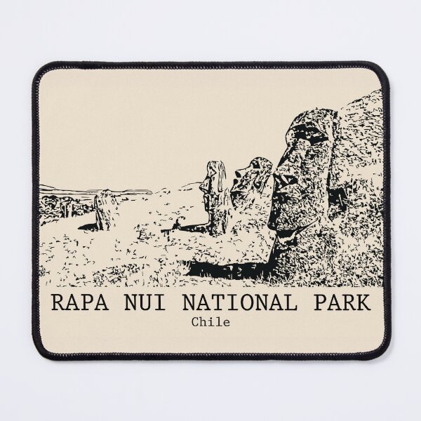 Artikelvorschau, Nationalpark Rapa Nui – Chile entworfen und verkauft von Lakeric Cityscapes.