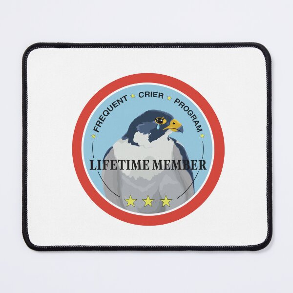Item preview, Frequent Crier Program designed and sold by peevedandpeachy.