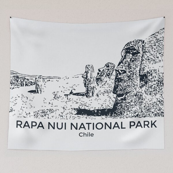 Item preview, Rapa Nui National Park - Chile designed and sold by Lakeric Cityscapes.