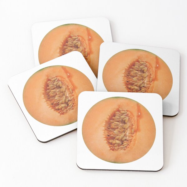 Artikelvorschau, Cantaloupe-Melone, halbiert entworfen und verkauft von PIXEL POP DESIGNS - Beyond the Norm!.