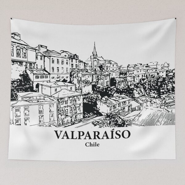 Item preview, Valparaíso - Chile designed and sold by Lakeric Cityscapes.