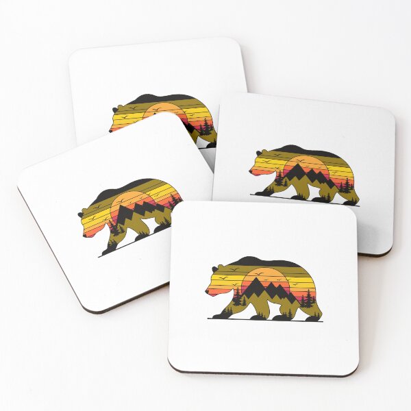 Artikelvorschau, Mountain Bear: Wild Nature in Rustic Style entworfen und verkauft von Timegraf.