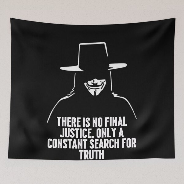 Item preview, "There is no final justice, only a constant search for truth" designed and sold by PatronesKawai.