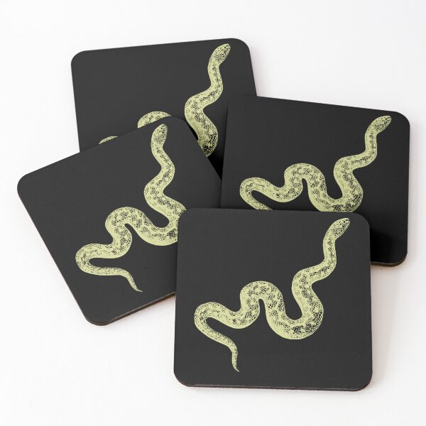 Item preview, Snake in Gold Tones designed and sold by VintageArtByIda.