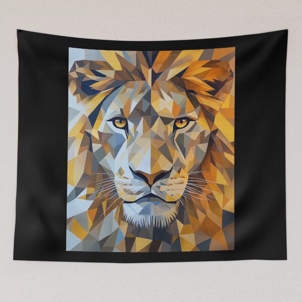 Item preview, Lion Diamond Abstract designed and sold by VelvetRoom.