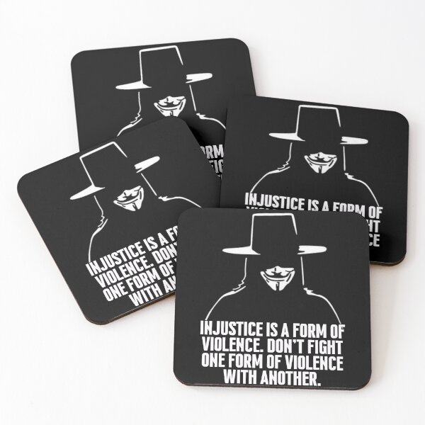 Item preview, "Injustice is a form of violence, dont¨t fight one form of violence whit another" designed and sold by PatronesKawai.