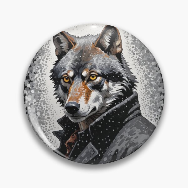 Item preview, Sharp-Dressed Wolf: Wild Elegance in Style designed and sold by Slick-Waffles.