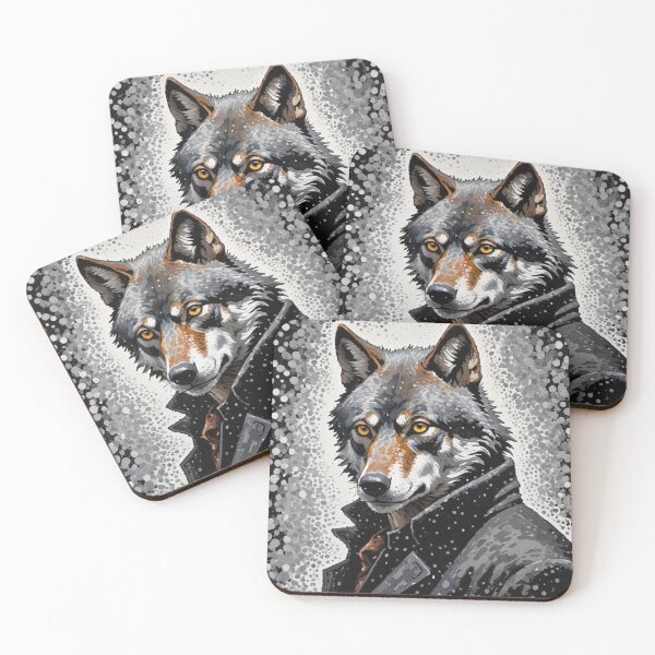 Item preview, Sharp-Dressed Wolf: Wild Elegance in Style designed and sold by Slick-Waffles.