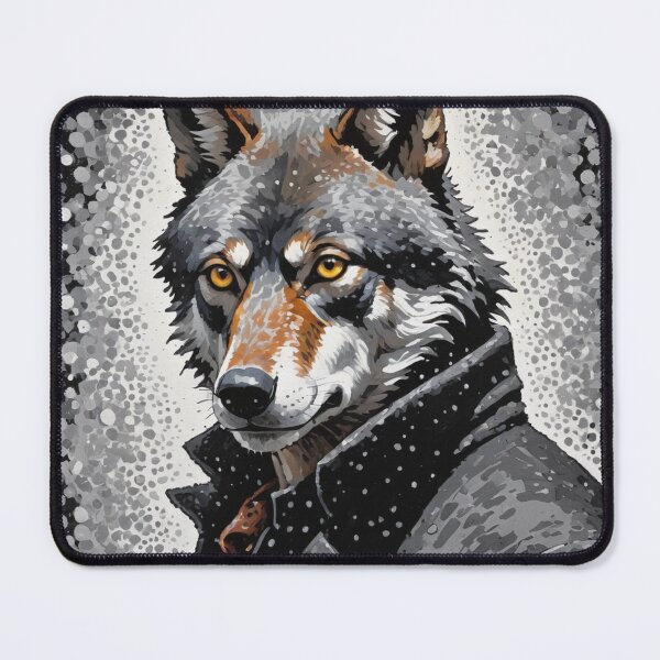 Item preview, Sharp-Dressed Wolf: Wild Elegance in Style designed and sold by Slick-Waffles.