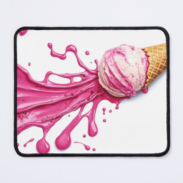 Item preview, Pink ice cream cone melt designed and sold by anytka.