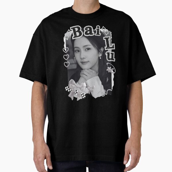 Item preview, Bai Lu Chinese Drama Actress Black and White Collage Design designed and sold by AJUNICE STUDIO.