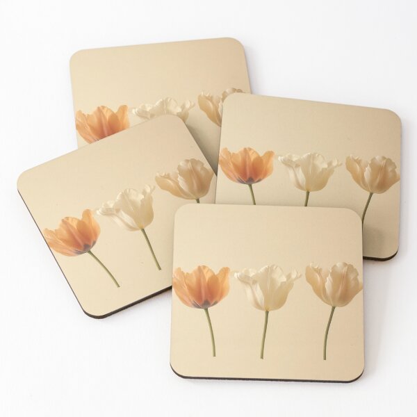 Item preview, Soft-toned tulips arranged designed and sold by anytka.
