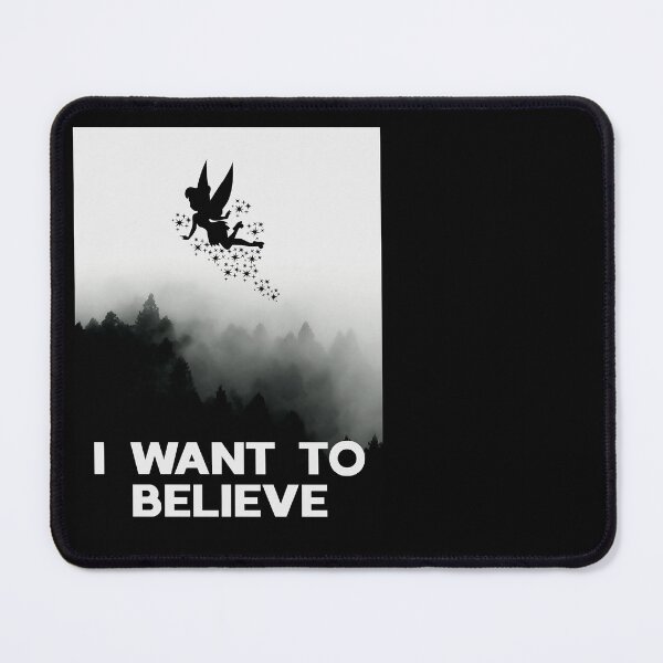 Item preview, Peter Pan Tinkerbell I Want to Believe designed and sold by humnoo.