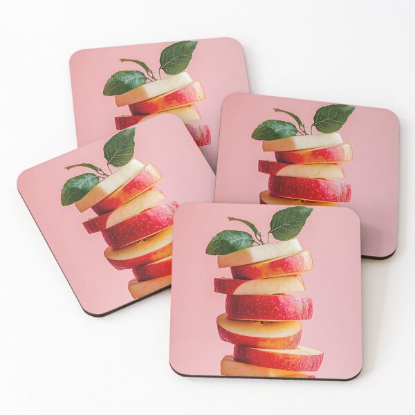 Item preview, Red apples with leaves designed and sold by anytka.