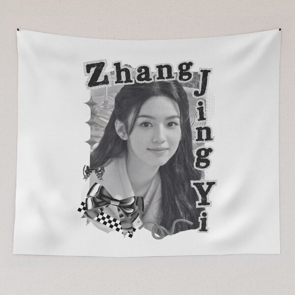 Item preview, Zhang Jing Yi Chinese Drama Actress Black and White Collage Design designed and sold by AJUNICE STUDIO.