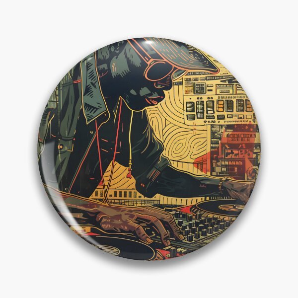 Item preview, Hip-Hop DJ Street Art designed and sold by FreakPosters.