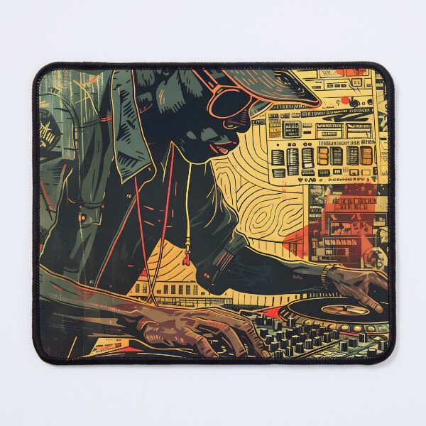 Item preview, Hip-Hop DJ Street Art designed and sold by FreakPosters.